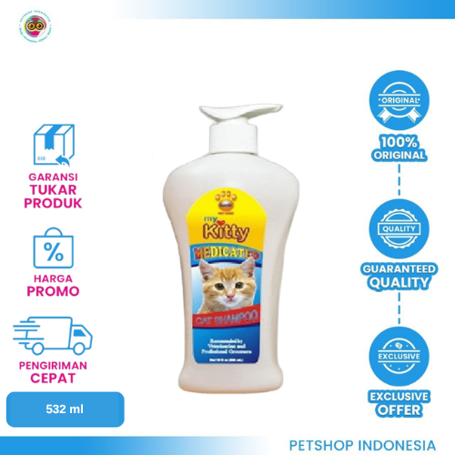 468 Raid All Cat Shampoo Medicated 532 mL – Shampoo Kucing Anti Jamur
