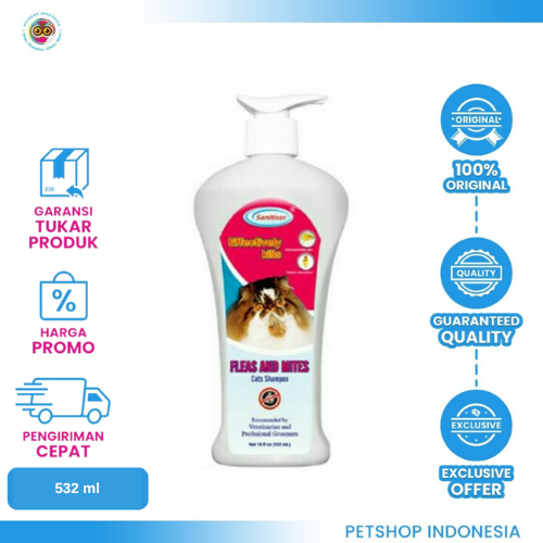 469 Raid All Cat Shampoo Flea Mites 532 mL – Shampoo Anti Kutu Kucing