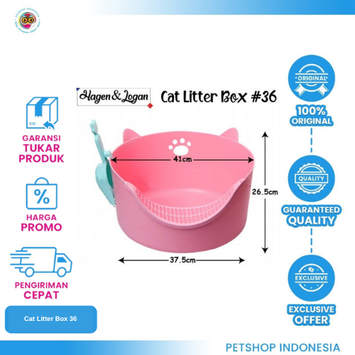 469 Cat Litter Box #36 - bak pasir kucing