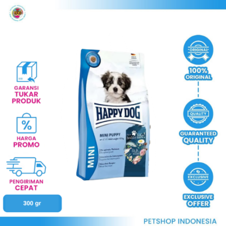 Happy Dog Supreme Mini Baby & Junior 300gr – Makanan Anjing
