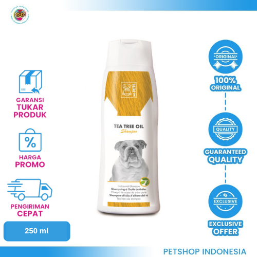 471 M-Pets Tea Tree Oil Shampoo 250 ml – Shampo Anti Parasit Hewan