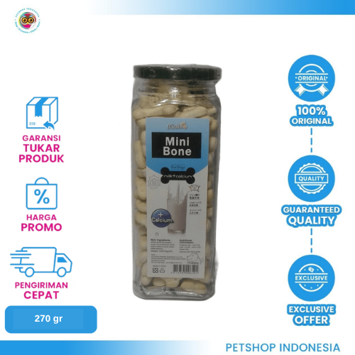 472 Weles Mini Bone 270 gr – Snack Anjing Lezat dan Bergizi
