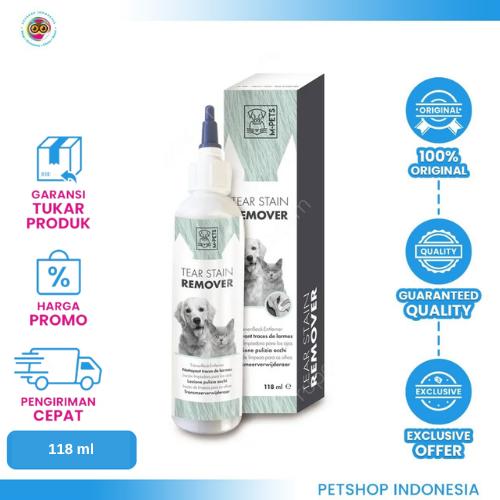 472 M-Pets Tearstain Remover 118 ml – Penghilang Noda Mata Hewan