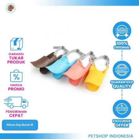 Silicon Dog Muzzle Medium – Silicon Dog Muzzle Brongsong Anjing