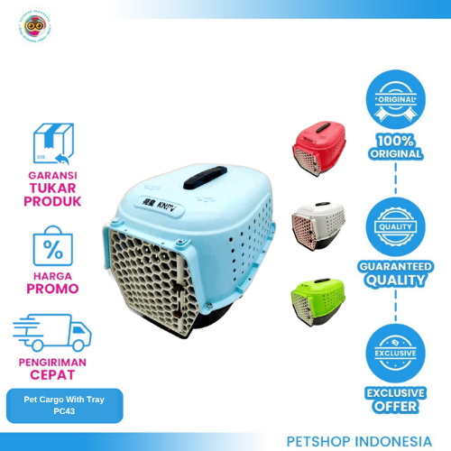 478 Pet Cargo With Tray PC43 – Carrier Kucing Anjing dengan Tray Praktis dan Desain Kokoh