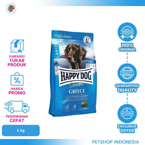 478 Happy Dog Sensible Greece 1kg – Makanan Anjing