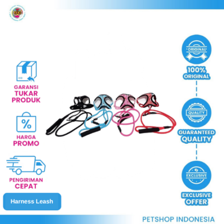 Harness Vest 22 - Tali Tuntun dan Rompi Anjing