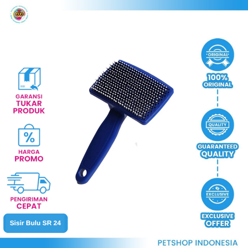 481 Sisir Bulu SR 24 – Sisir Bulu Gimbal Kucing Anjing