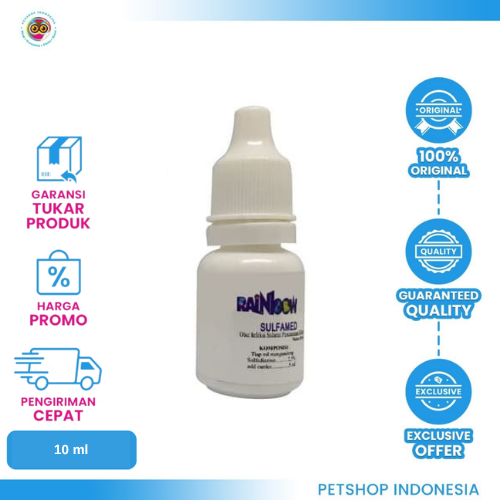 483 Rainbow Sulfamed Drop 10ml – Obat Diare untuk Hewan
