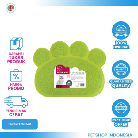 M-Pets Paw Cat Litter Mat -Keset Alas Kaki Kandang Pasir Kucing