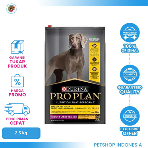 484 Pro Plan Adult Small Breed Senior 7+ 2.5kg - Makanan Kering Anjing