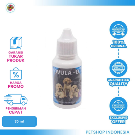 Ovula Dog Drop 30ml – Suplemen Pendukung Kesehatan Reproduksi Anjing
