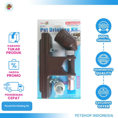 Percell Pet Drinking Kit for Large Dogs DY-7N – Tempat Minum Anjing Praktis