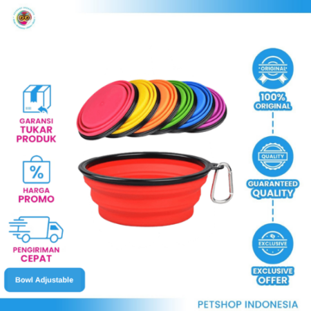 MP85 Bowl Adjustable – Tempat Makan Minum Kucing Anjing