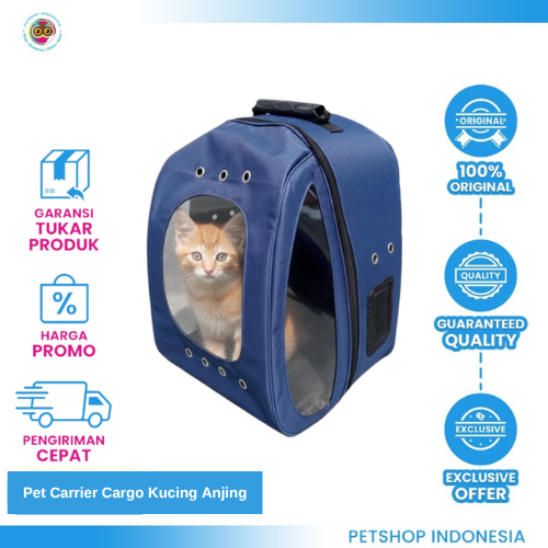 491 Tas Ransel Astronot – Pet Carrier Cargo Kucing Anjing