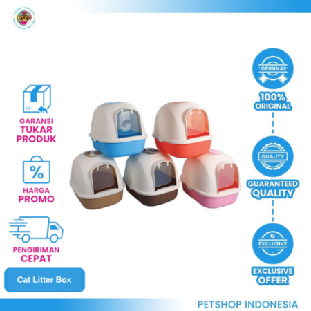 MSP-009 Closed Cat Litter Box – Toilet Kucing