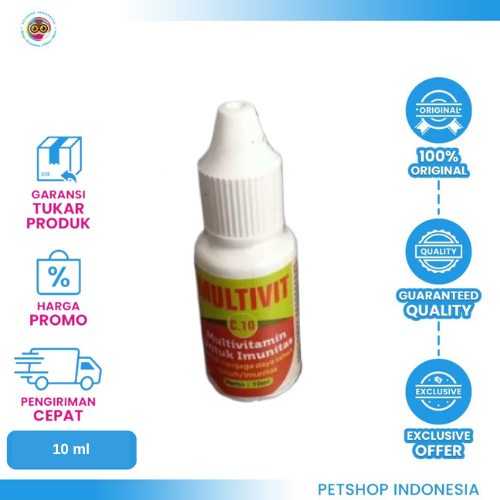 498 MULTIVIT C.10 10ml – Multivitamin Hewan