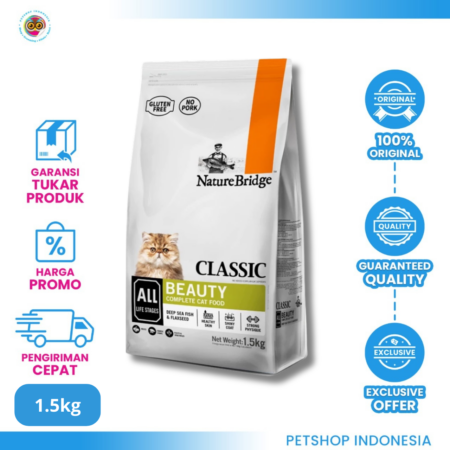 Nature Bridge Beauty Cat Food ForAll Stages 1.5kg