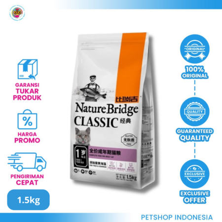 Nature Bridge Adult Cat Food 1.5kg