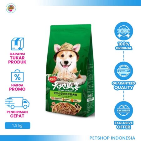 Kitchen Flavor Dog Small Breed Puppy 1,5 kg – Makanan Anak Anjing Ras Kecil untuk Pertumbuhan Optimal