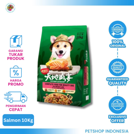 KHUSUS GOJEK – Kitchen Flavor Salmon Beauty Dog 10 kg
