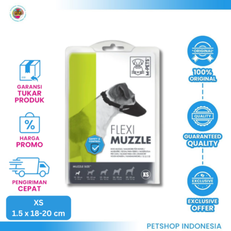 Dog Flexi Muzzle XS - Brongsong Anjing