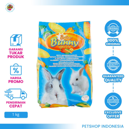 Briter Bunny 1 kg – Makanan Kelinci Premium