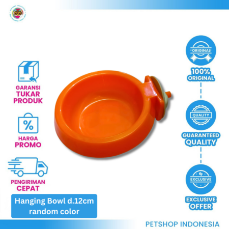 Easy Pet Dish Size S – Tempat Makan dan Minum Hewan Jepit Kandang Praktis