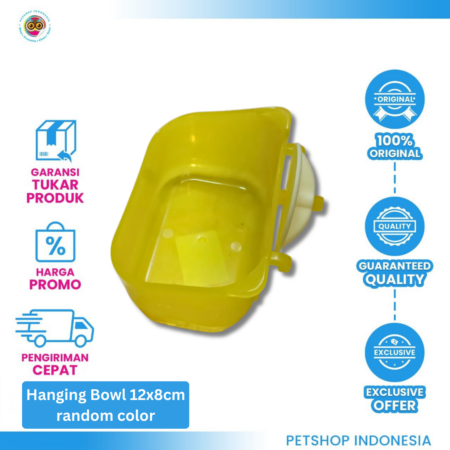 Easy Pet Dish M – Tempat Makan Gantung Praktis untuk Kandang Hewan