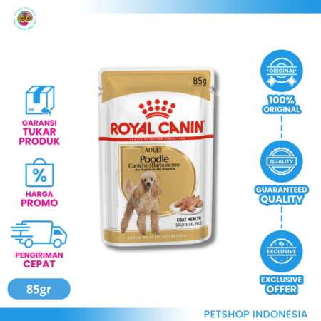Royal Canin Poodle Pouch 85gr – Makanan Anjing