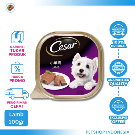 Cesar Prime Lamb 100gr - Makanan Anjing