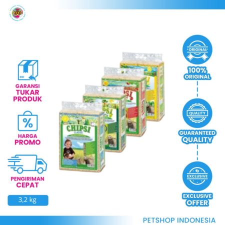 Chipsi Serbuk Kayu Hewan Beraroma Buah 3.2 kg – Alas Kandang Wangi dan Aman untuk Hewan Peliharaan