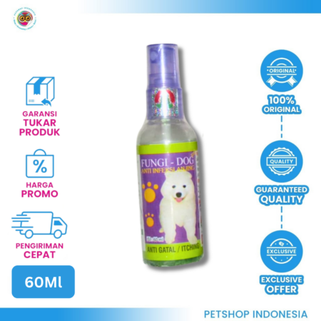 Fungi Dog Spray Anti Infeksi 60 mL – Perlindungan Cepat untuk Kulit Anjing