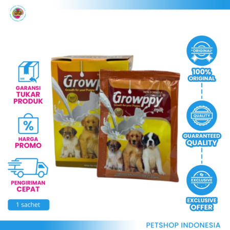 SUSU ANJING – GROWPPY – 1 SACHET 30 GR