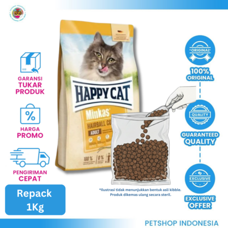 Happy Cat Minkas Hairball Control Repack 1 kg