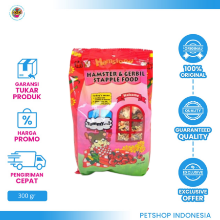 Hamsfood 300gr – Makanan Bernutrisi Lengkap untuk Hamster