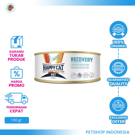 Happy Cat Vet Recovery 100g - Makanan Basah Pemulihan Kucing Saat Sakit