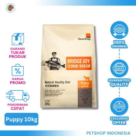 Nature Bridge Bridge Joy Puppy 10kg – Makanan Anak Anjing Bernutrisi Lengkap