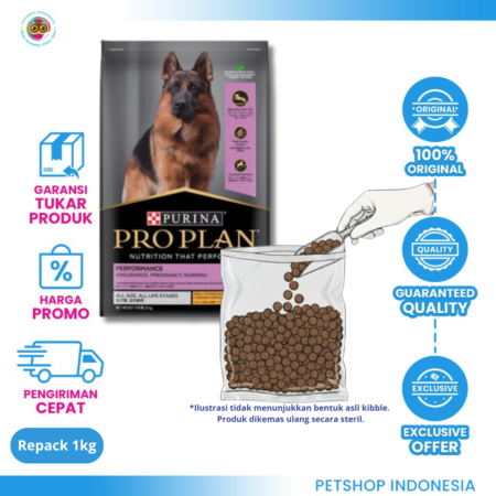 Pro Plan Dog Performance All Size Repack 1kg
