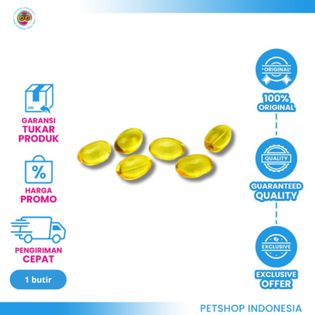 Fish Oil Per Butir – Minyak Ikan Vitamin untuk Kucing dan Anjing