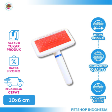 JMS Brush SR31 – Sisir Bulu Hewan untuk Kucing dan Anjing