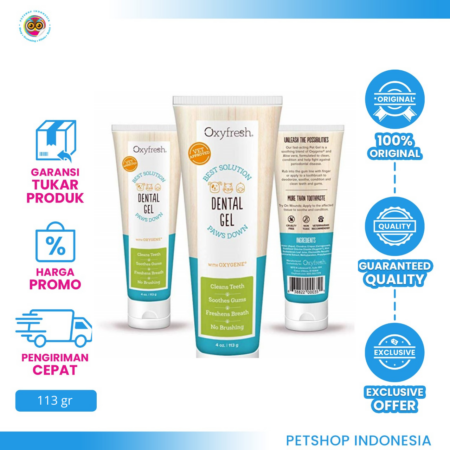 Oxyfresh Pet Gel 113gr – Pasta Gigi Hewan untuk Perawatan Mulut yang Lebih Maksimal