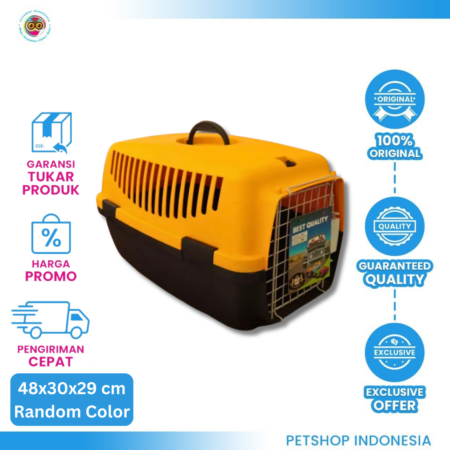 Pet Cargo PC 001 – Carrier Anjing, Kucing, dan Kelinci yang Praktis dan Nyaman