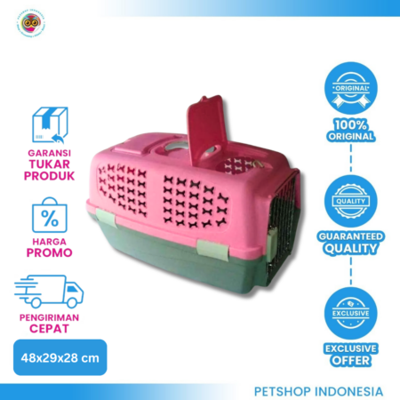 Pet Carrier 2 Door 064 – Pet Cargo Dua Pintu yang Praktis dan Nyaman