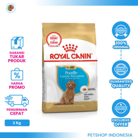 Royal Canin Poodle Junior 3 kg – Makanan Anjing Poodle