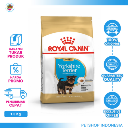 Royal Canin Yorkshire Terrier Junior 1.5 kg – Makanan Anjing