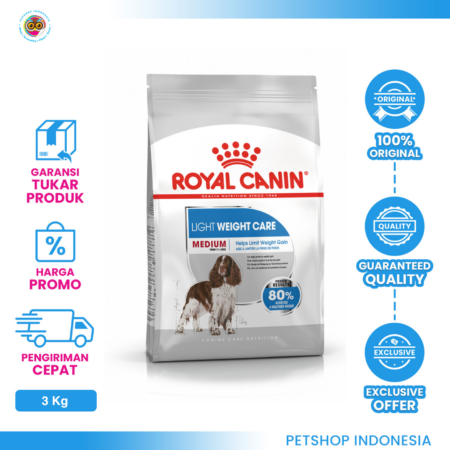 Royal Canin Medium Light Weight Care 3 kg – Makanan Anjing Dewasa