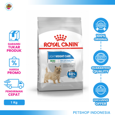 Royal Canin Mini Light Weight Care 1kg – Makanan Anjing Dewasa