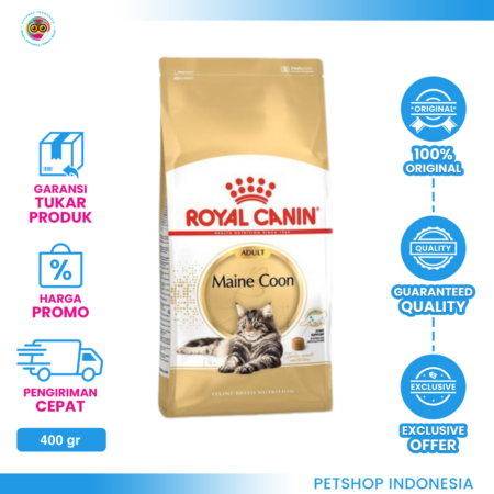 Royal Canin Maine Coon Adult 400 gr – Makanan Kucing Ras Besar