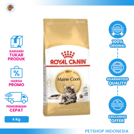 Royal Canin Maine Coon Dewasa 4 kg – Makanan Kucing Ras Besar
